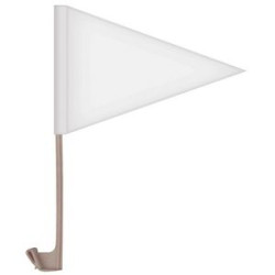 7.5" x 10.5" Stationary Use Single Reverse KP Car Pennant