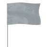 Silver 5" x 8" Marker Flag on a 36" Wire