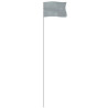 Silver 5" x 8" Marker Flag on a 36" Wire
