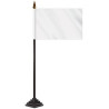 4" x 6" Single Reverse Stick Flag with Pyramid Stick Flag Base
