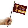 Hand waving flag
