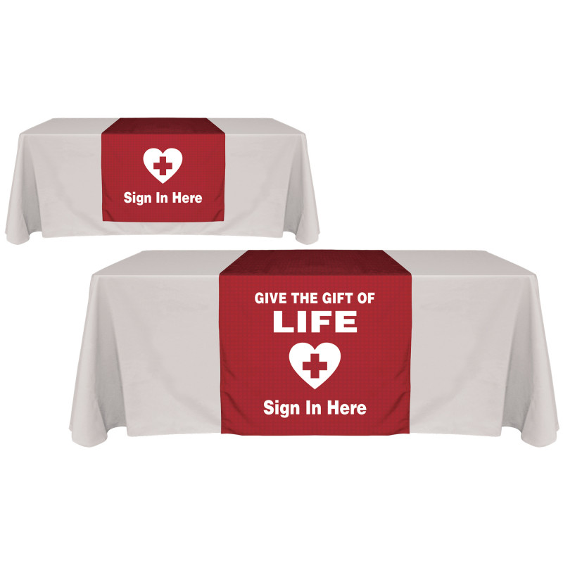 30" x 84" Digitally Printed Table Runners