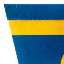 Front view seam close up