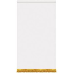 36" x 60" Premium Gonfalon Straight Cut with Fringe