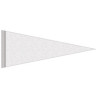4" x 10" Digitally Printed Single Sided Custom Felt Pennant - HQ