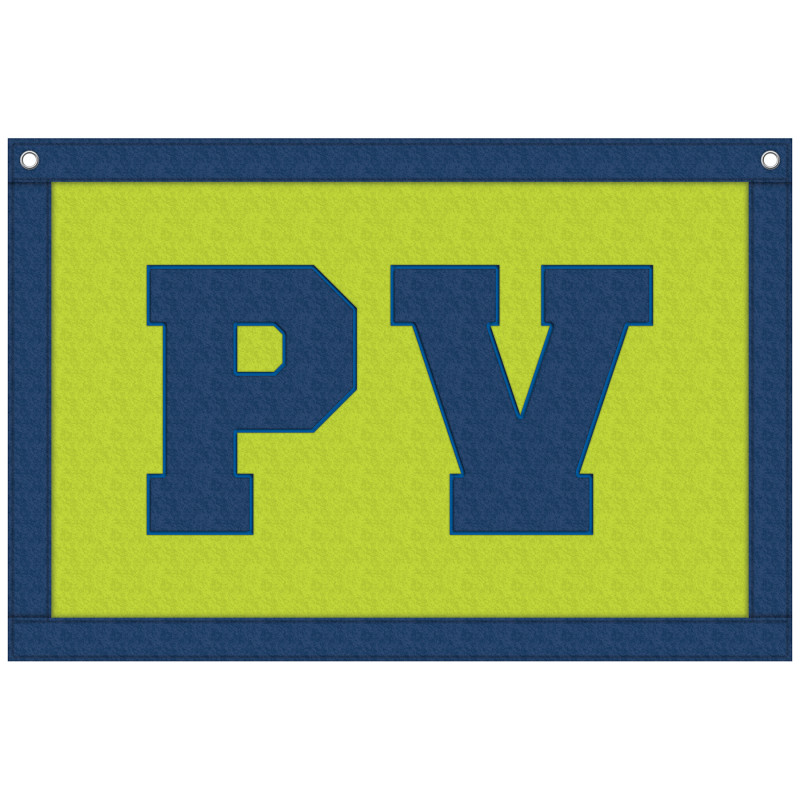 12" x 18" Appliqued Felt Banner