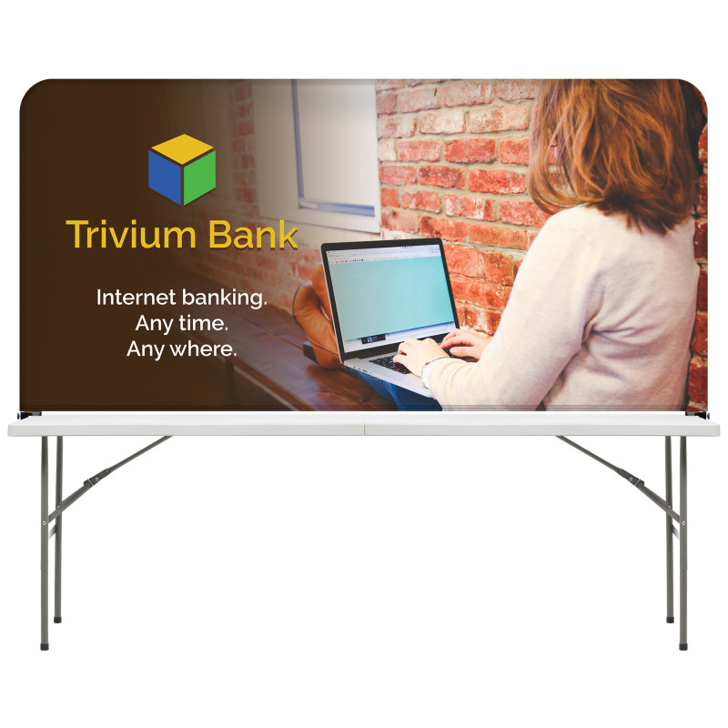 8' Table Top Hardware & Medium Banner Kit
