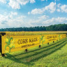 Banner in use at a farm public event