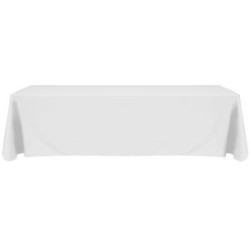8' Custom Throw Style Table Cover