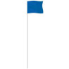 Blue 4" x 5" Marker Flag on a 21" Wire