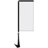 Single Reverse Portable Rectangle Car Flag - Non-Adjustable Base