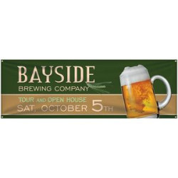 2' x 6' Custom Knitted Polyester Banner