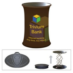 Full custom full color InstaStand Auto rise Table