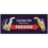 Front view of custom banner