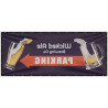 Back view of custom banner