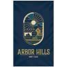 5' x 8' Single Sided Embroidered Banner with Pole Sleeve