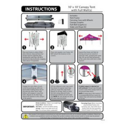 Tent instructions