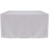 4' Customized Zipper Back Fitted Table Cover