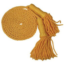 8' Gold Cord & 5" Tassels