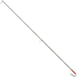Handheld Telescopic Flagpole - Solid Red Handle