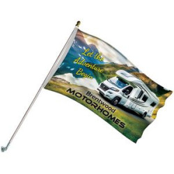 Deluxe Kit with 3' x 5' Flag and Silver Bracket