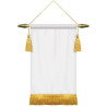 7" x 10" Podium Banner, Straight Cut/ with Fringe