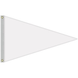 2.5' x 4' Single Reverse Knit Polyester Pennant