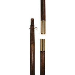 9' x 1.25" Oak Hardwood Pole