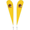 12' Double Sided Teardrop Banner w/Premium Hardware & Spike