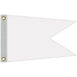 Single Reverse Knitted Polyester Swallowtail Boat Flag (12"x18")