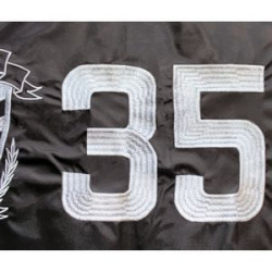 Close up of larger embroidered area