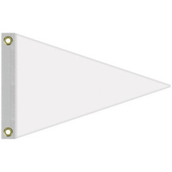 Single Reverse Knitted Polyester Pennant Boat Flag (12"x18") - HQ