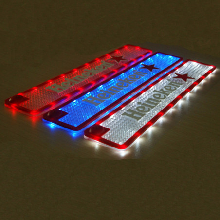 LED Lit Bar Mat