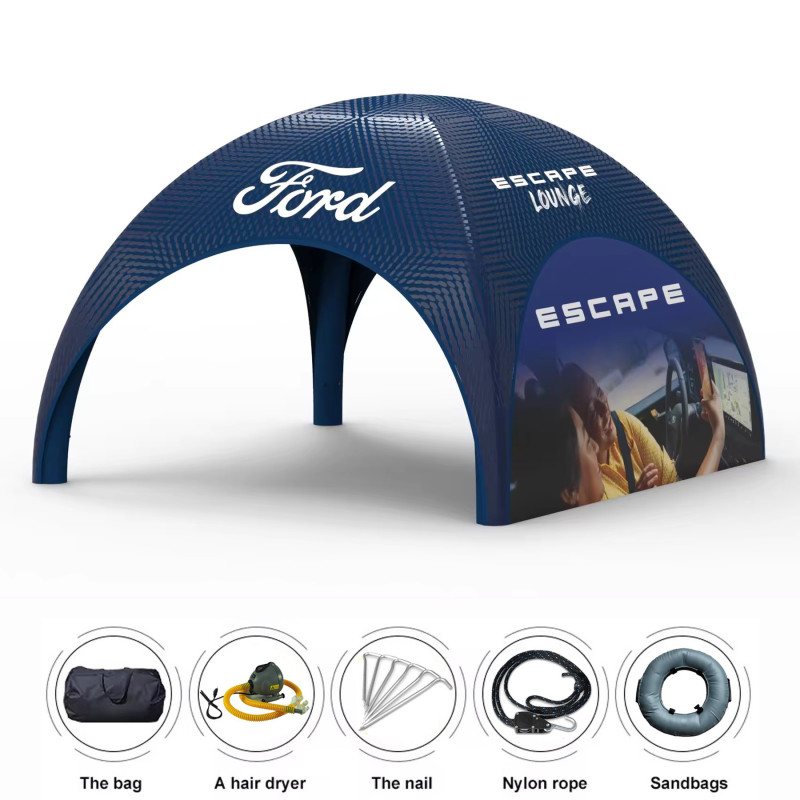 10' x 10' Inflatable Tent Air Dome W/ Back Wall