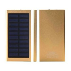Solar Charge 8000mAh/3W Power Bank w/Dual USB Ports
