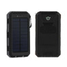 Portable 10000mAh Solar Power Bank w/LED Flashlight