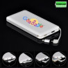 10000mah Credit Card Shape Power Bank With USB Cable Built-in