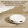 WiFi Voice-Controlled Smart Robotic Vacuum Cleaner