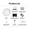 WiFi Voice-Controlled Smart Robotic Vacuum Cleaner