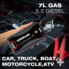 Portable Emergency battery booster Quick Charging Multiple jump starter 12800mAh