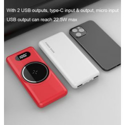 15W Quick Charging magnet Powerbanks 10000mah