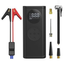 10000mAh Portable Emergency battery booter w/ 150PSI Emergency inflater air compressor