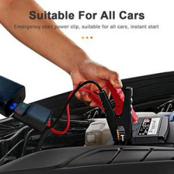 10000mAh Portable Emergency battery booter w/ 150PSI Emergency inflater air compressor