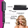 Two in one Hot Air Brush Straightening and Curling Iron