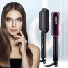 Two in one Hot Air Brush Straightening and Curling Iron