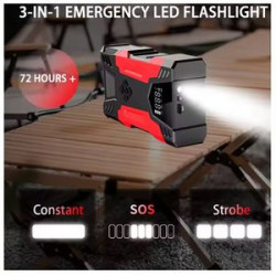 Emergency 10000mAh Battery Booster Jump Starter W/ 150PSI Air Compressor