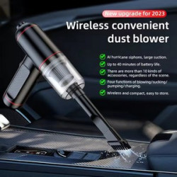 6300Pa Strong Suction Power with Three Gear design Air Duster and Vacuum