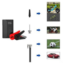 8000mAh Portable Emergency battery booter w/ 150PSI Emergency inflater air compressor