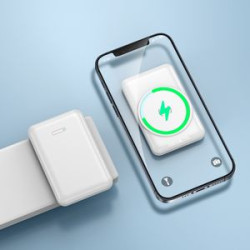 5000mAh Fast Magnetic Power Bank Ultra Thin w/Magsafe Wireless Charger