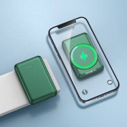 5000mAh Fast Magnetic Power Bank Ultra Thin w/Magsafe Wireless Charger